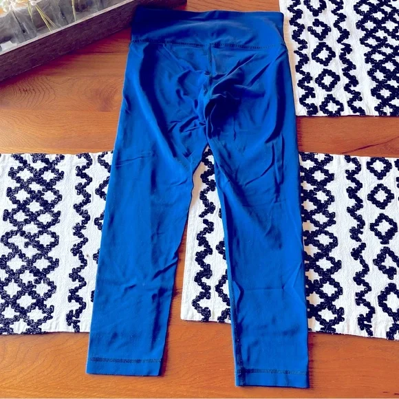 90 Degrees workout athletic yoga Blue Leggings womens size small S - Picture 4 of 6